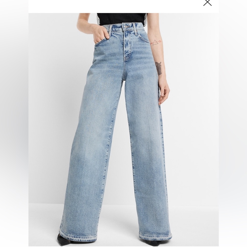 Express Wide Leg Jean NWOT